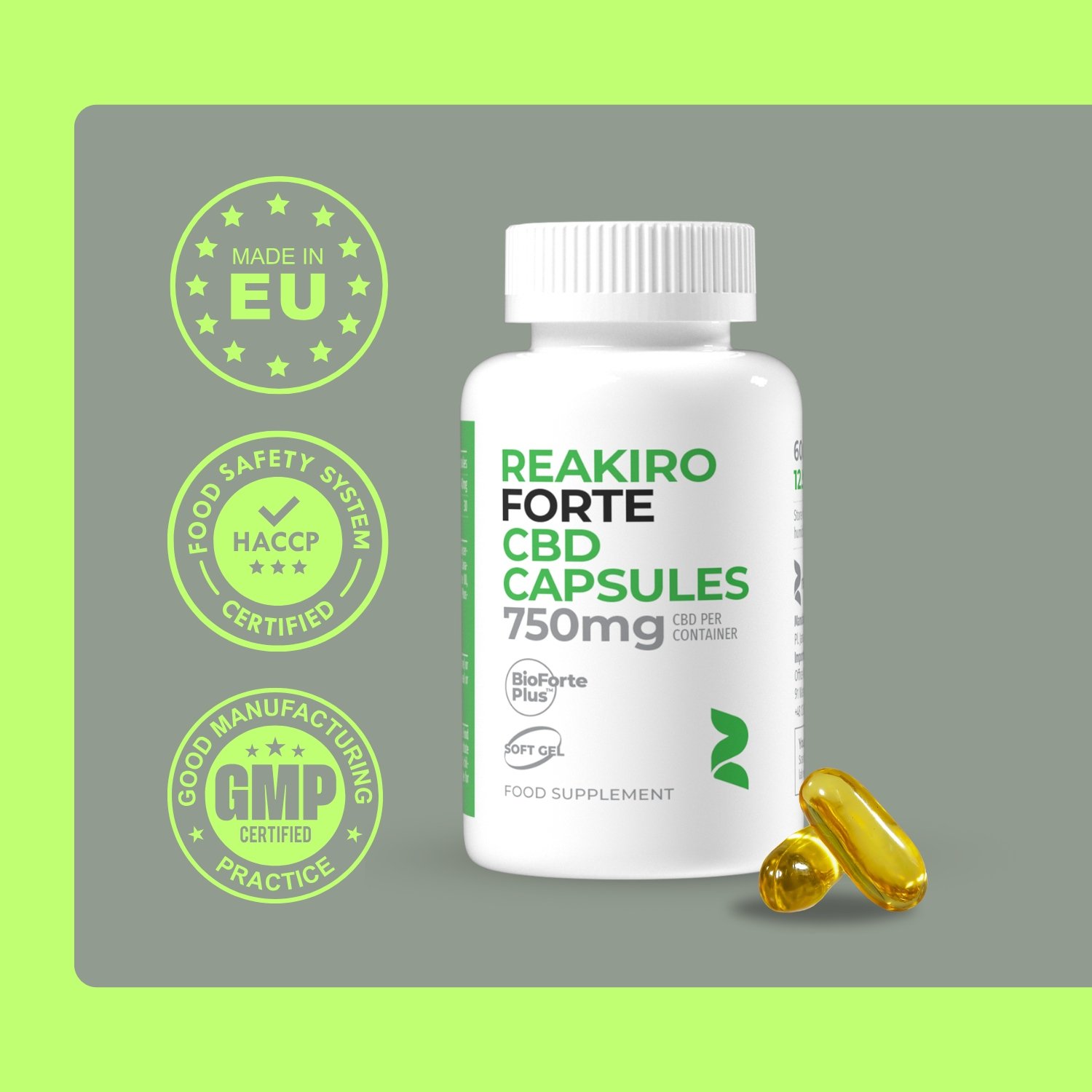 Forte CBD Soft Gel Capsules 750mg 60 pcs - Image 4